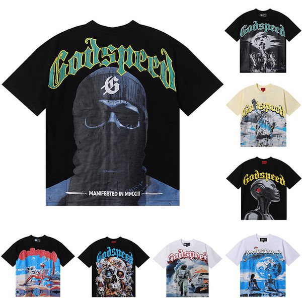 Godspeed Designer Mens Tees Wear Summer Round Neck Sweat Absorbing Short Sleeves Outdoor Breathable Cotton Godspeeds T Shirt Tshirts Tops Euro Size -XL, Magenta
Godspeed Designer Mens Tees Wear Summer Round Neck Sweat Absorbing Short Sleeves Outdoor Breathable Cotton Godspeeds T Shirt Tshirts Tops Euro Size -XL, Magenta