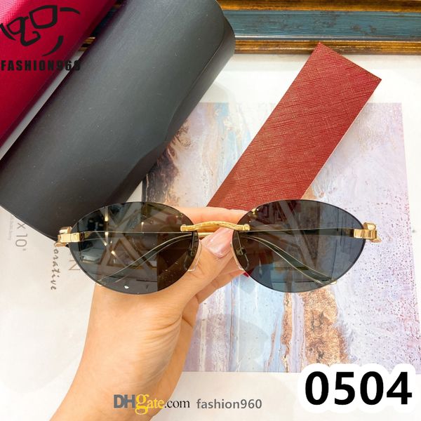 optical sunglasses mens eyeglasses designer reading frame women oval lenses rimless prescription retro titianium designers leopard head buffs 1.74 lenses 0504
