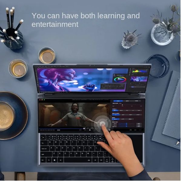 2025 16-Inch Dual-Screen Notebook - 10th Gen Core i7, 1TB HDD + 32GB SSD, Full HD, Silver, Business & Gaming Laptop
2025 16-Inch Dual-Screen Notebook - 10th Gen Core i7, 1TB HDD + 32GB SSD, Full HD, Silver, Business & Gaming Laptop