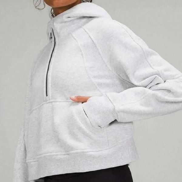 Autumn and winter yoga hoodie womens Plus Velvet Thickening jackets hoodys sports half zipper terry designer sweater, Beige
Autumn and winter yoga hoodie womens Plus Velvet Thickening jackets hoodys sports half zipper terry designer sweater, Beige