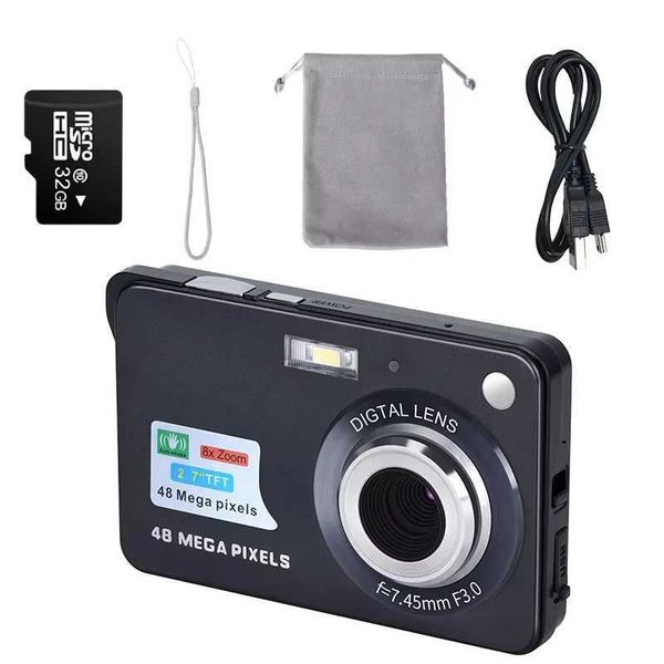 48MP LCD Screen HD Digital Child Camera Video Camera Outdoor Anti-Shake Instant Photo Camera Rechargeable Photography Camcorder Z250220