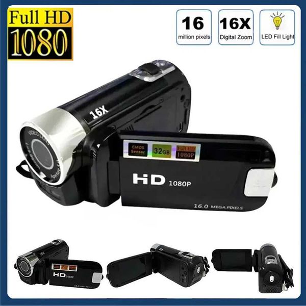 16/ 32GB 1080P 16MP Digital Camera 2.7 Inch HD Camera Rotatable Screen Camcorder 16X Zoom HD Video Recorder With Fill Lights Z250220