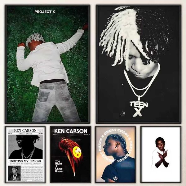 Ken On Rapper Poster Prints Poster Wall Painting Bedro Living Ro Wall Bar Resta…