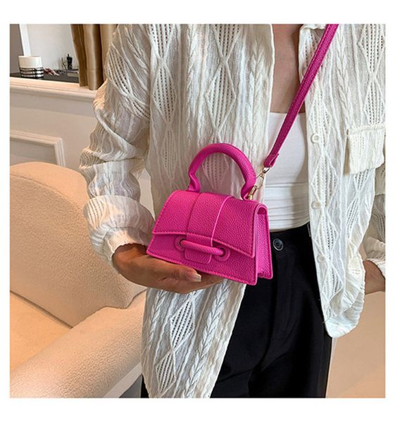 Top Quality Designer Bags Pure color Mini handbag 2025 New fashion women handbags ins single shoulder crossbody bag small square bag Designer Bags hand bag, Fuchsia
Top Quality Designer Bags Pure color Mini handbag 2025 New fashion women handbags ins single shoulder crossbody bag small square bag Designer Bags hand bag, Fuchsia