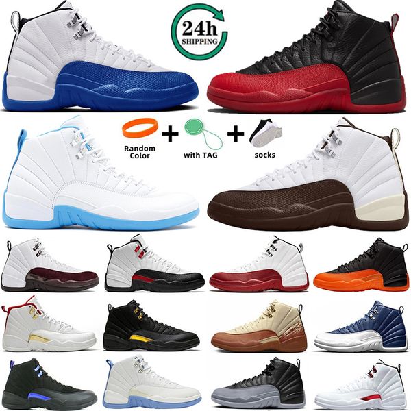 Designer Flu Game Blueberry Cherry 12s Mens Basketball Shoes Blueberry Black Wolf Grey Red Taxi Brilliant Orange Playoffs High Black University Blue Sneakers
Designer Flu Game Blueberry Cherry 12s Mens Basketball Shoes Blueberry Black Wolf Grey Red Taxi Brilliant Orange Playoffs High Black University Blue Sneakers