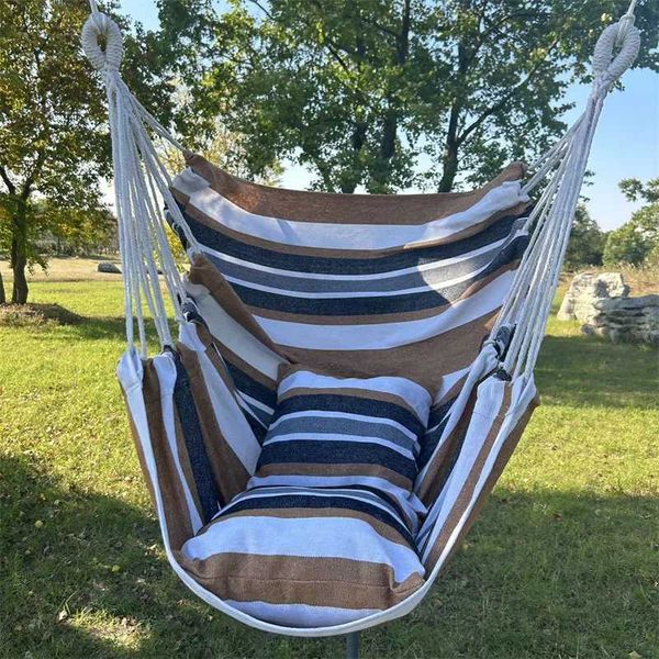 Outdoor pendant chair canvas casual swing pendant chair without cushion indoor and outdoor pendant X250224