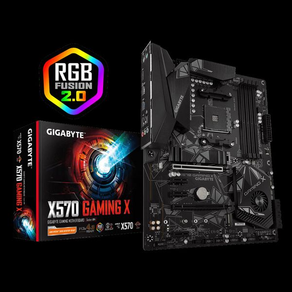 New GIGABYTE X570 GAMING X AMD Ryzen 3000 PCIe 4.0 SATA 6Gb/s USB 3.2 AMD X570 ATX Motherboard