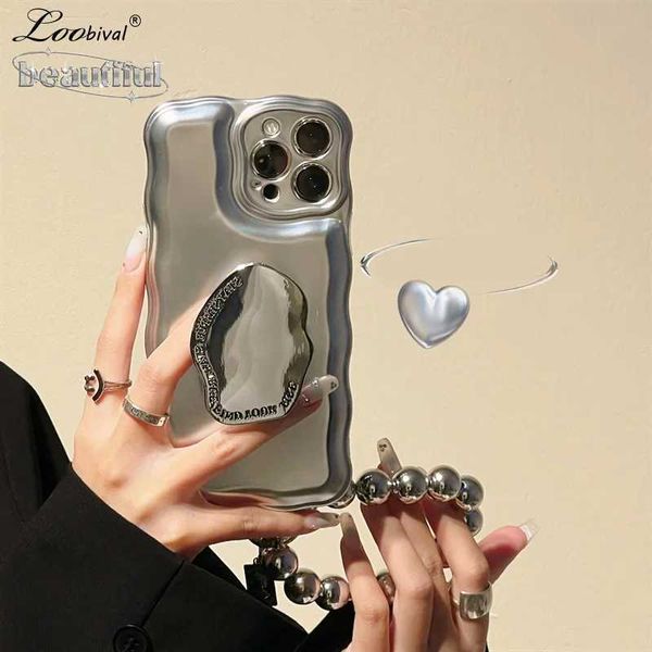 Luxury Plating Curly Mirror Bracelet Phone Case For — compare prices at CompareOffers