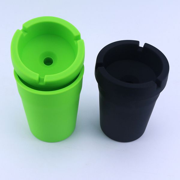 Car Pocket Ashtray Smokeless Soot Butt Collector Tool Smoker Smoking Accessories Silicone Service Ash Tray