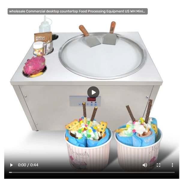 2025 wholesale Commercial desktop countertop Food Processing Equipment US WH Mini stir instant fried ice cream roll machine with full refrigerant
2025 wholesale Commercial desktop countertop Food Processing Equipment US WH Mini stir instant fried ice cream roll machine with full refrigerant