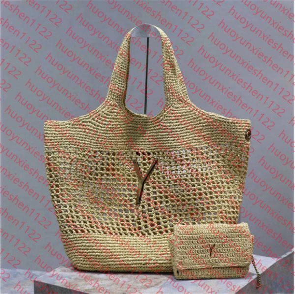Designer Bag Raffias Straw Shoulder Bags Luxury Handbag Woman Large Capacity Beach Bag Woven Purse Luxuries High-Quality Leather Tote With Metal Letter, Brown
Designer Bag Raffias Straw Shoulder Bags Luxury Handbag Woman Large Capacity Beach Bag Woven Purse Luxuries High-Quality Leather Tote With Metal Letter, Brown