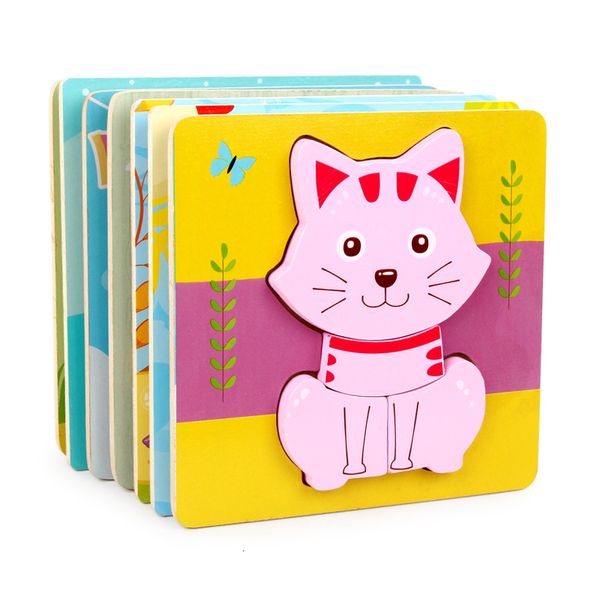 3D Puzzle Cartoon Animals Wooden Block Learning Cognition Intelligence Game Colorful Baby Toys 10 Pcs Wholesale
3D Puzzle Cartoon Animals Wooden Block Learning Cognition Intelligence Game Colorful Baby Toys 10 Pcs Wholesale
