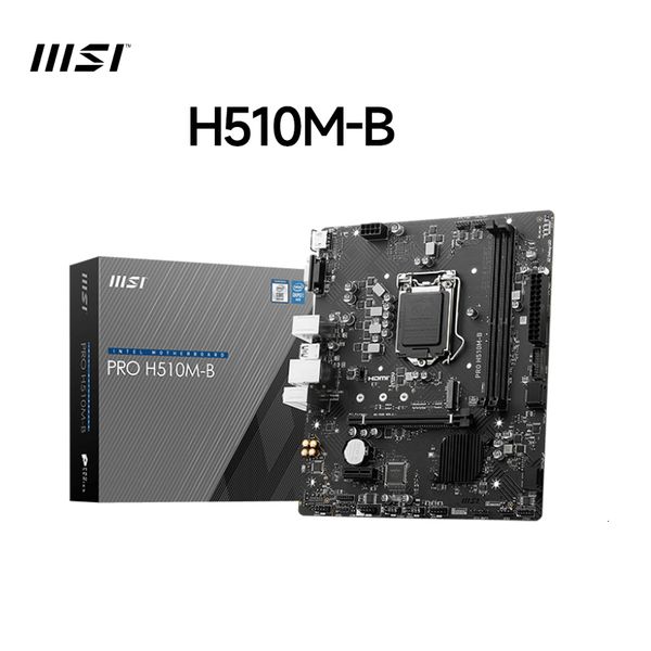 MSI PRO H510M B MotherBoard 64GB Intel H510 Motherboard LGA1700 PCI4.0 DDR4 diy gaming computer Gaming placa me