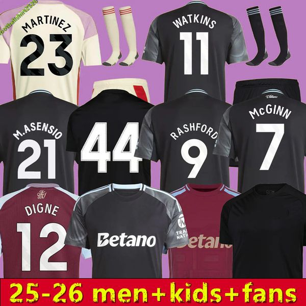 24 25 astons villaes WATKINS new Soccer Jerseys 2025 2026 150-Year Anniversary Football Shirt Rashford M.Asensio Rogers Camisetas McGINN Tielemans Onana men kids kit, Black
24 25 astons villaes WATKINS new Soccer Jerseys 2025 2026 150-Year Anniversary Football Shirt Rashford M.Asensio Rogers Camisetas McGINN Tielemans Onana men kids kit, Black