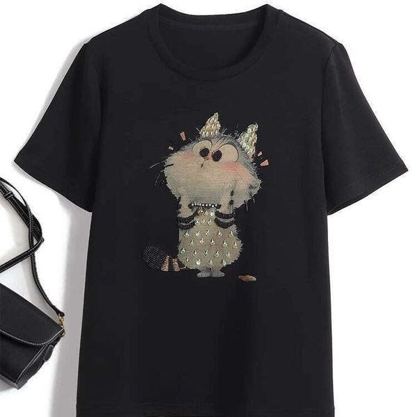 Plus Size Women's Clothing150kg New Summer Style Multi-Craft Handmade Beaded Sequin Rhinestone Short Sleeve T-Shirt Top, White
Plus Size Women's Clothing150kg New Summer Style Multi-Craft Handmade Beaded Sequin Rhinestone Short Sleeve T-Shirt Top, White