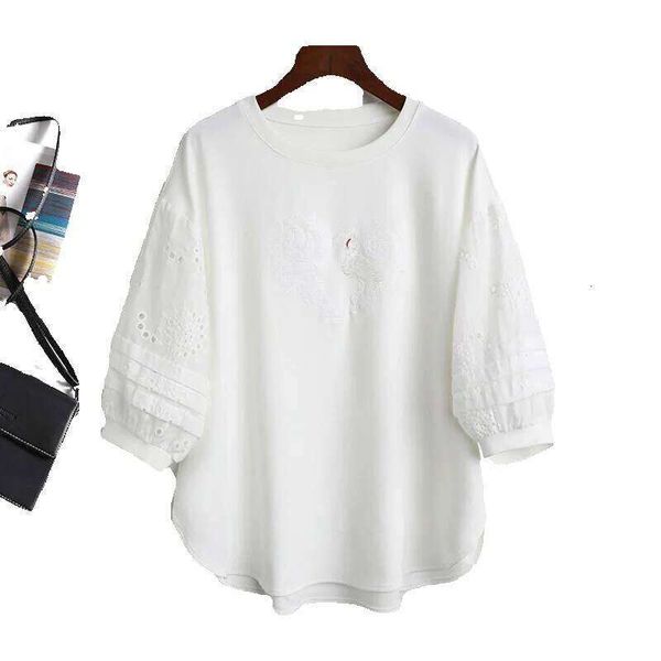 Fashionable women's clothingPlus Size Women's Clothing 1.0-150kg Heavy Embroidery Sequin Lace Half-sleeve T-Shirt, Black
Fashionable women's clothingPlus Size Women's Clothing 1.0-150kg Heavy Embroidery Sequin Lace Half-sleeve T-Shirt, Black