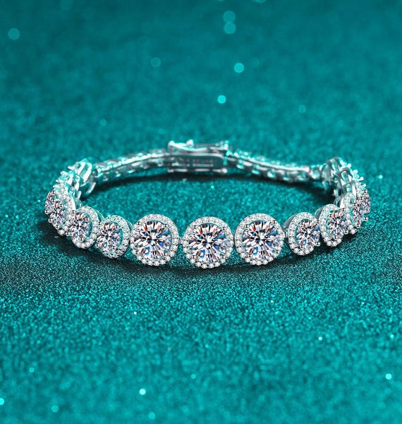 925 Sterling Silver Bracelet with Moissanite Stones, Luxury Gold-Plated Bangle for Women, Adjustable, Wholesale Available
925 Sterling Silver Bracelet with Moissanite Stones, Luxury Gold-Plated Bangle for Women, Adjustable, Wholesale Available