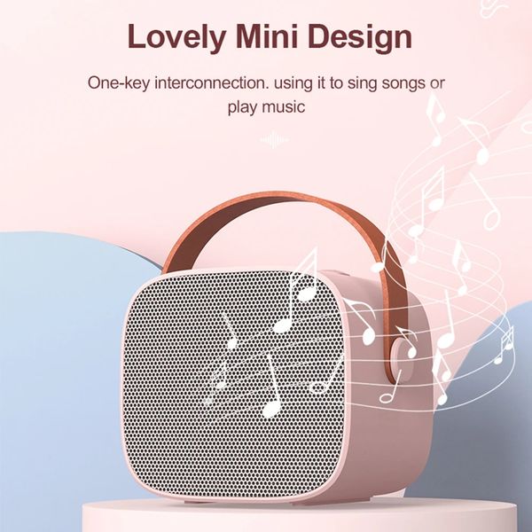 Mini Karaoke Machine for Kids and Adults Portable Speaker With 1-2 Wireless Microphone for Home KTV Birthday Party Holiday Gifts
Mini Karaoke Machine for Kids and Adults Portable Speaker With 1-2 Wireless Microphone for Home KTV Birthday Party Holiday Gifts