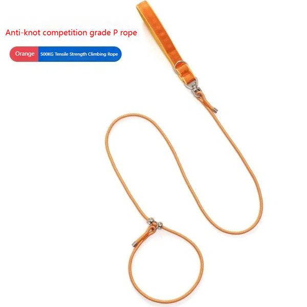 Competition-Grade P Rope Dog Leash with Anti-Suffocation & Anti-Escape Buckles - 500KG Tensile Strength Climbing Rope for Dog Training & Walking, Green and orange
Competition-Grade P Rope Dog Leash with Anti-Suffocation & Anti-Escape Buckles - 500KG Tensile Strength Climbing Rope for Dog Training & Walking, Green and orange