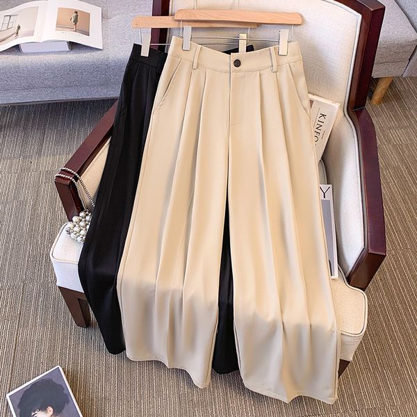 Plus size, women's slimming pants with high waist and hanging feeling, western pants with pear shaped figure, women's pants 3416, Black
Plus size, women's slimming pants with high waist and hanging feeling, western pants with pear shaped figure, women's pants 3416, Black