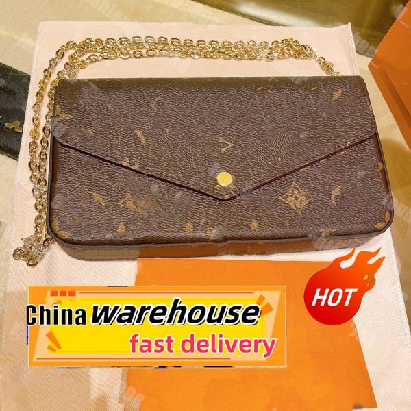 10A luxury Designer Bag Wallet Ladies Classic Set of 3 piece Felicie Bag Luxury Tote Shoulder Bag Clutch Messenger Bag Wallet for women handbag cross body bag M61276, #25
10A luxury Designer Bag Wallet Ladies Classic Set of 3 piece Felicie Bag Luxury Tote Shoulder Bag Clutch Messenger Bag Wallet for women handbag cross body bag M61276, #25