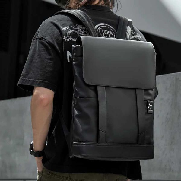 Travel Backpack Men Business Backpack School Waterproof Bag Large Capacity Leat…
