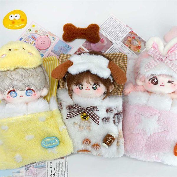 10cm 15cm Cotton Plush Cute Sleeping Labubu Doll Clothes 60% off wholesale PXL3