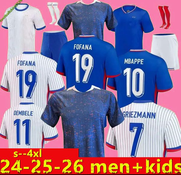 4XL 2024 2025 BENZEMA MBAPPELarge size soccer jerseys player version GRIEZMANN POGBA 25 26 French World Cup national team francia GIROUD fans KANTE Football shirts1, A2
4XL 2024 2025 BENZEMA MBAPPELarge size soccer jerseys player version GRIEZMANN POGBA 25 26 French World Cup national team francia GIROUD fans KANTE Football shirts1, A2