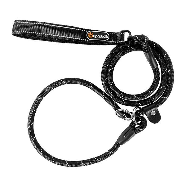Reflective Anti-Strangulation Slip Leash for Dogs, 1.5m/2m P-Rope Dog Training Lead with Adjustable Collar, Grey
Reflective Anti-Strangulation Slip Leash for Dogs, 1.5m/2m P-Rope Dog Training Lead with Adjustable Collar, Grey