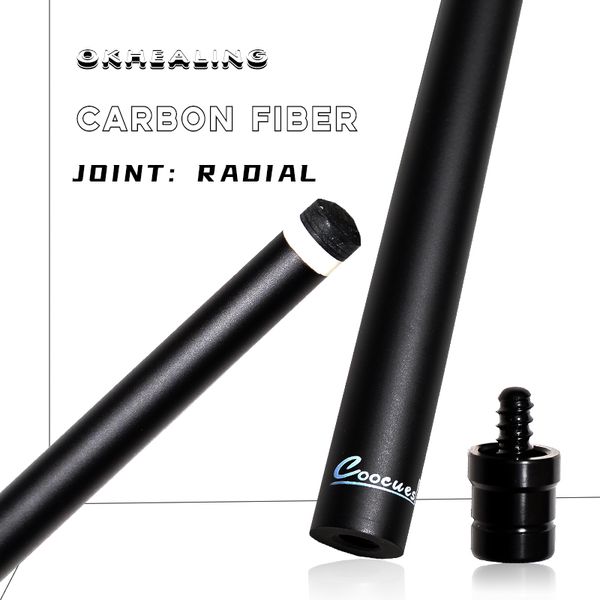 OKHEALING Radial Pin Joint Carbon Fiber Pool Cue Single Shaft, Customized Tip 9.5mm, 11mm, 11.8mm, 12mm, 12.4mm, 13mm, Low Deflection Technology, Ultra-Smooth, Easy to Control
OKHEALING Radial Pin Joint Carbon Fiber Pool Cue Single Shaft, Customized Tip 9.5mm, 11mm, 11.8mm, 12mm, 12.4mm, 13mm, Low Deflection Technology, Ultra-Smooth, Easy to Control