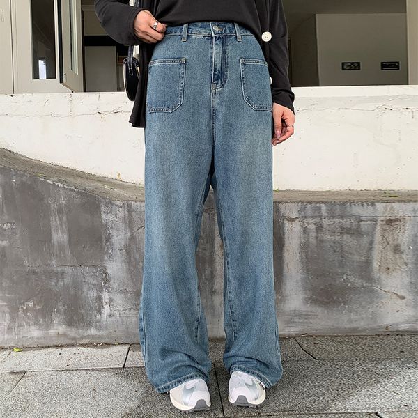 Plus size, summer 200kg high waisted versatile straight leg jeans, plus size slimming wide leg mop pants 3366, Blue
Plus size, summer 200kg high waisted versatile straight leg jeans, plus size slimming wide leg mop pants 3366, Blue
