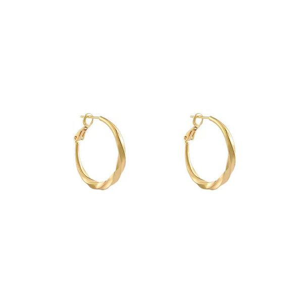 Gold Hoop Earrings for Women Huggie Twist pattern Large Hoop Earrings Exaggerated Ear Rings and Stud Earrings 30MM40MM50MM
Gold Hoop Earrings for Women Huggie Twist pattern Large Hoop Earrings Exaggerated Ear Rings and Stud Earrings 30MM40MM50MM