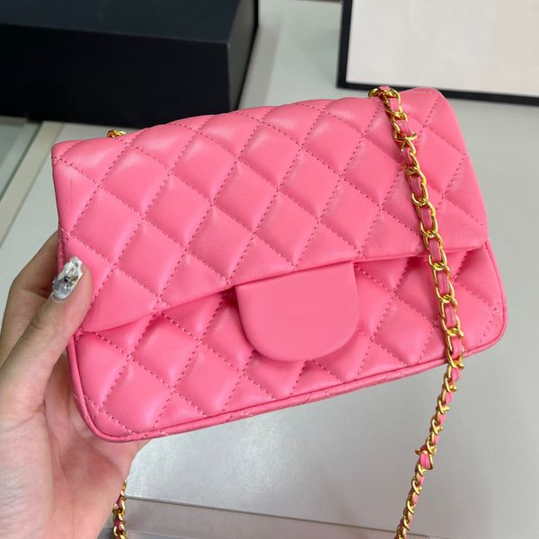 Designer Bag Handbag High Quality Leather Handbags Women Shoulder Synthetic Leather Sheepskin Classic Flap Gold Chain Cross Body Designer Bags Womens Purse, Fuchsia
Designer Bag Handbag High Quality Leather Handbags Women Shoulder Synthetic Leather Sheepskin Classic Flap Gold Chain Cross Body Designer Bags Womens Purse, Fuchsia