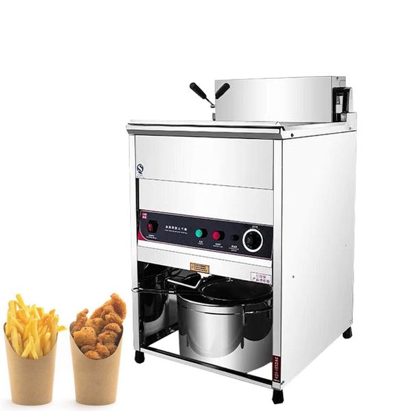 DHgate 30L Commercial Single-Cylinder Electric Fryer Chips Machine Potato sold by DHgate