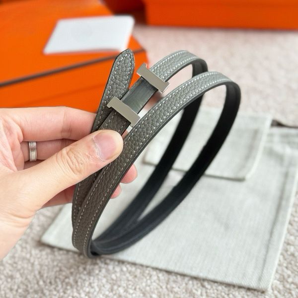 Belts For Women Designer Womens Belt Thin width 13mm Hot sale New belts letter buckle high quality real leather woman belt with orange box
