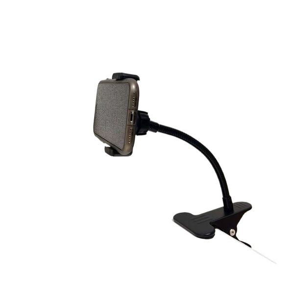 Metal Flexible Hose Phone Holder with Strong Clip for Desk Bedside Video Watching Lazy Bracket
Metal Flexible Hose Phone Holder with Strong Clip for Desk Bedside Video Watching Lazy Bracket