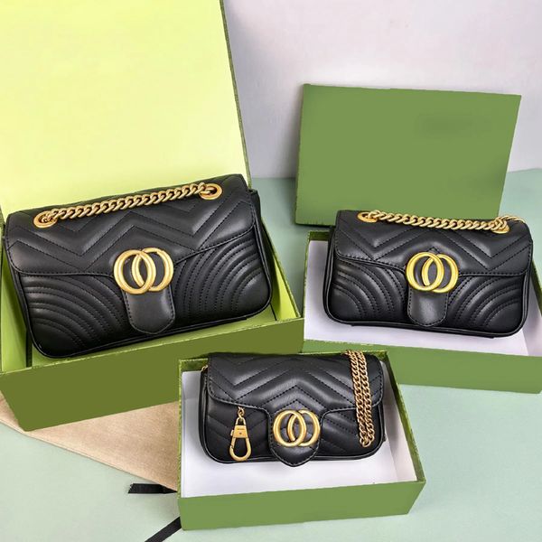 Designer Bag Shoulder Bag Purse Crossbody Designer Ladies Black High Quality Luxury Bag Mini Bag 3 Size Fashion Classic Leather Large Capacity Chain Evening Bag, #13
Designer Bag Shoulder Bag Purse Crossbody Designer Ladies Black High Quality Luxury Bag Mini Bag 3 Size Fashion Classic Leather Large Capacity Chain Evening Bag, #13