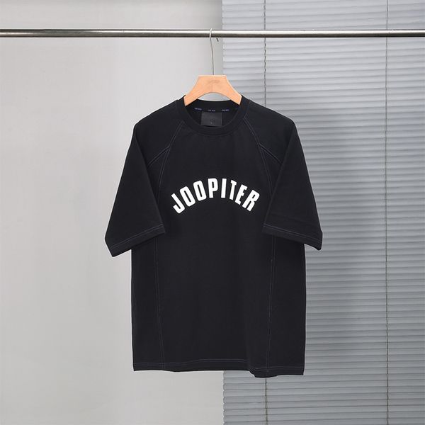 Men's T-Shirts Designer Letter print white stitching off shoulder round neck men and women couple short sleeved shirt, Black
Men's T-Shirts Designer Letter print white stitching off shoulder round neck men and women couple short sleeved shirt, Black
