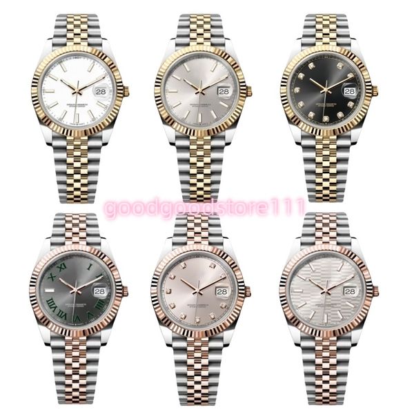 Wristwatches Desgner watch 36/41MM Full Stainless steel Luminous Waterproof gold Women Watch Couples Style Classic Montre Moissanite watch Wholesale, Color 5
Wristwatches Desgner watch 36/41MM Full Stainless steel Luminous Waterproof gold Women Watch Couples Style Classic Montre Moissanite watch Wholesale, Color 5