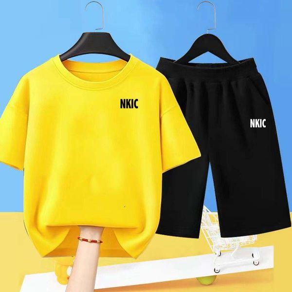 Summer 100% Cotton letter Printed Children Short Sleeve T-shirt Shorts 2pcs Set Kid Boy Girl Casual Brand Clothes Sport Outfits 2-13 Years, Red
Summer 100% Cotton letter Printed Children Short Sleeve T-shirt Shorts 2pcs Set Kid Boy Girl Casual Brand Clothes Sport Outfits 2-13 Years, Red