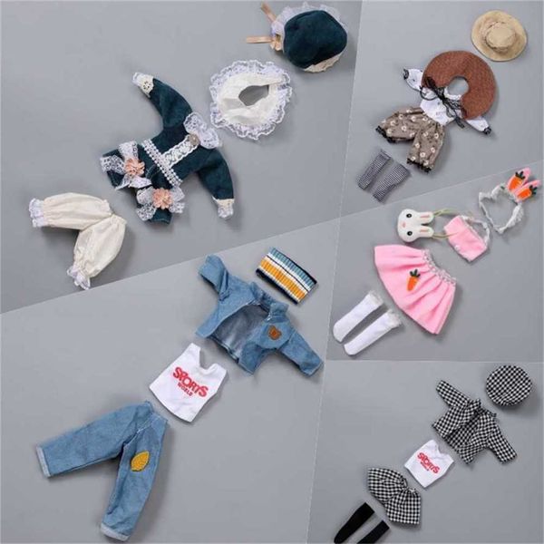 Plush Toy Outfit New 30Cm doll reborn Dolls For 1/6 Doll Clothes Accessories Toy Gifts 10A Quality Online Girl Doll