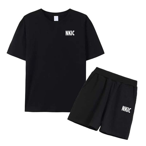 Fashion Two Piece Sets Sportswear 100% Cotton Black T-shirt Shorts Sets Men's Clothing Brand Tracksuits Sets Men Breathable Clothes Workout
Fashion Two Piece Sets Sportswear 100% Cotton Black T-shirt Shorts Sets Men's Clothing Brand Tracksuits Sets Men Breathable Clothes Workout
