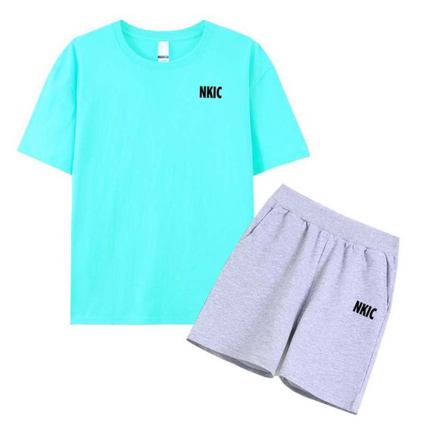 Men's Summer 100% Cotton T-shirt Suits Fashion Sportswear Sport Shorts Suit Casual Men Brand Clothing Funny Joggers Set Top S-2XL, Black
Men's Summer 100% Cotton T-shirt Suits Fashion Sportswear Sport Shorts Suit Casual Men Brand Clothing Funny Joggers Set Top S-2XL, Black