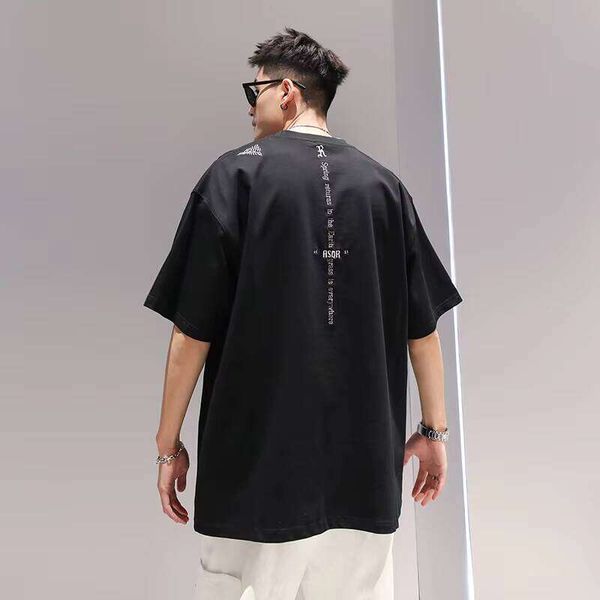 Embroidered Letter Crew Neck 100% Cotton 240g Casual Loose Short Sleeve High-Quality T-Shirt, Black
Embroidered Letter Crew Neck 100% Cotton 240g Casual Loose Short Sleeve High-Quality T-Shirt, Black