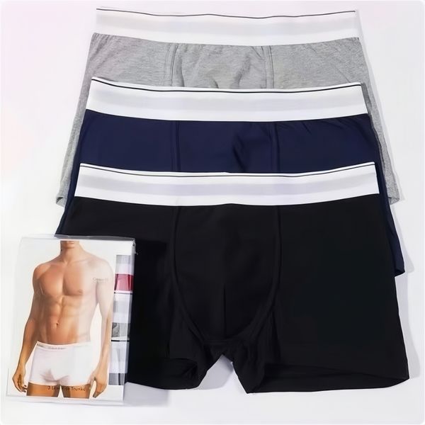 Men's Designer Underwear Pure Cotton Boxers American Fashion Brand Embroidery Letters Sports Breathable Sexy Boxer Briefs Underpants 3PCS Gift Box Packaging, The right style
Men's Designer Underwear Pure Cotton Boxers American Fashion Brand Embroidery Letters Sports Breathable Sexy Boxer Briefs Underpants 3PCS Gift Box Packaging, The right style