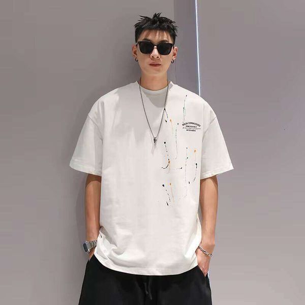 240g High-Quality Printed Letter Short Sleeve Men's Summer New Casual Loose T-Shirt, Black
240g High-Quality Printed Letter Short Sleeve Men's Summer New Casual Loose T-Shirt, Black