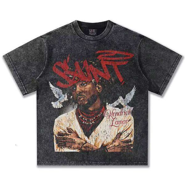 Kendrick Washed Printed Letter 100% Cotton 280g Casual Oversized Short Sleeve T-Shirt Clothing Fitness, Washed black short sleeve
Kendrick Washed Printed Letter 100% Cotton 280g Casual Oversized Short Sleeve T-Shirt Clothing Fitness, Washed black short sleeve