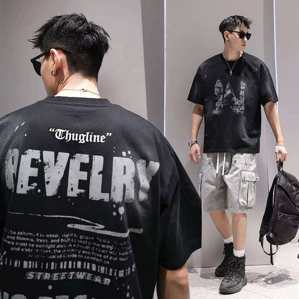 Clothing Manufacturer Printed Letter 100% Cotton 240g Heavyweight Knit T-Shirt Men' Short Sleeve, Black
Clothing Manufacturer Printed Letter 100% Cotton 240g Heavyweight Knit T-Shirt Men' Short Sleeve, Black