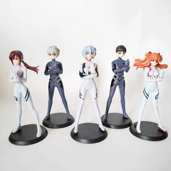 5pcs/set Anime Evangelion Figure Toys 13cm Ayanami Rei — compare prices at CompareOffers