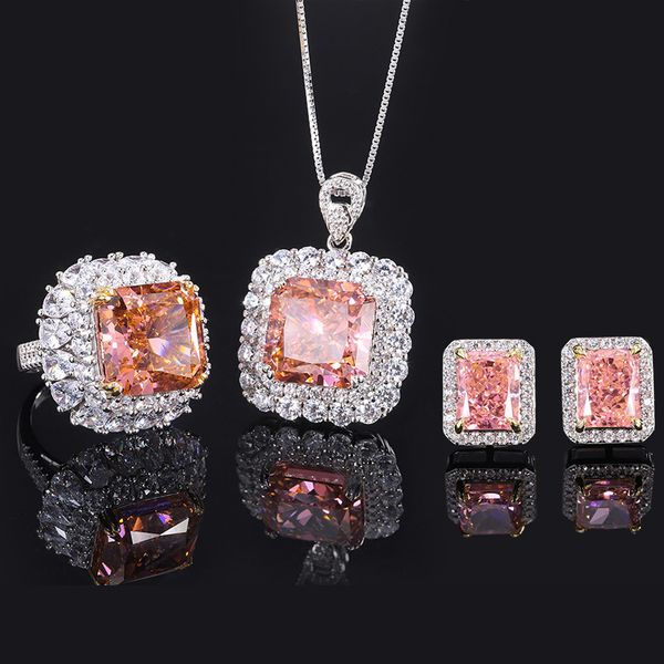 High-Carbon Artificial Gemstone Accessory Trio Exquisite Sparkle of Realistic Synthetic Stones Adorning Your Bridal Outfit, Light pink
High-Carbon Artificial Gemstone Accessory Trio Exquisite Sparkle of Realistic Synthetic Stones Adorning Your Bridal Outfit, Light pink